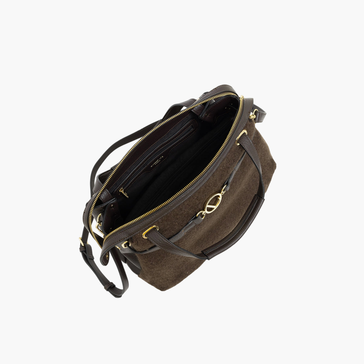 Grand sac shopper marron Theresa