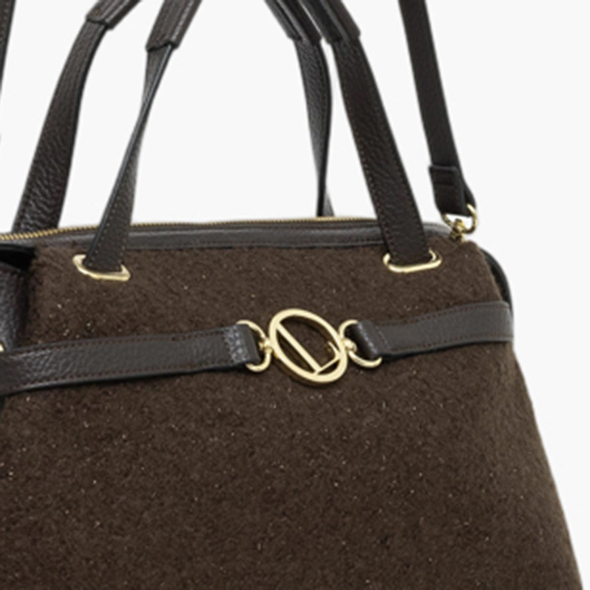 Sac shopper marron Theresa