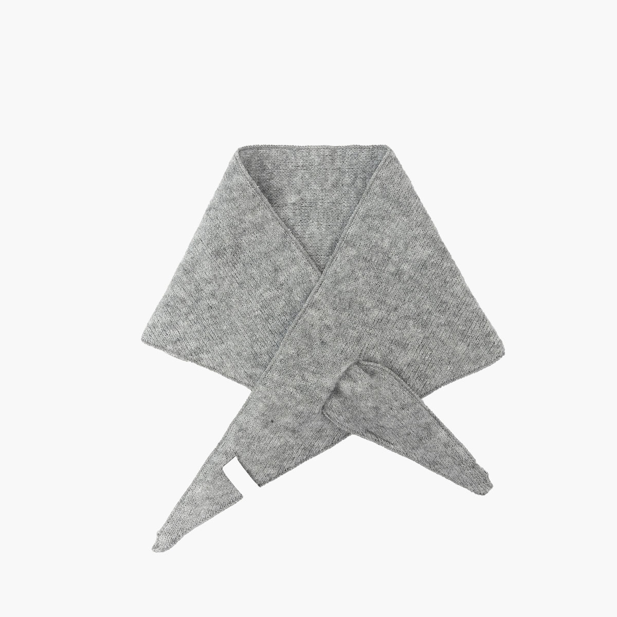 Foulard triangulaire gris Taluna