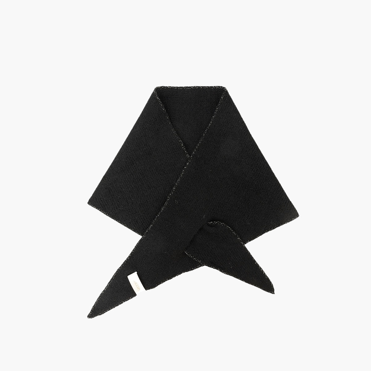 Foulard triangulaire noir Taluna