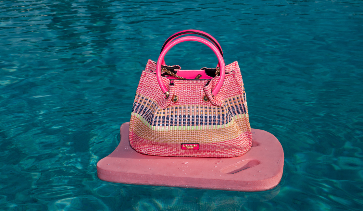 Sac rose fluo gemma lollipops